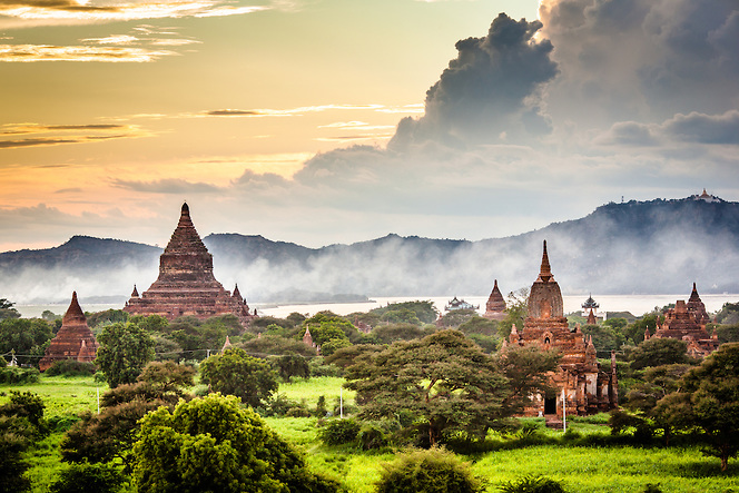 Bagan êm đềm và tĩnh lặng 