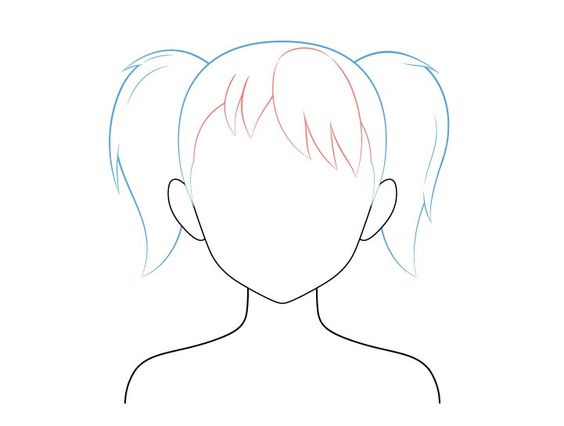  Hướng dẫn vẽ các kiểu tóc nữ thời trang anime manga