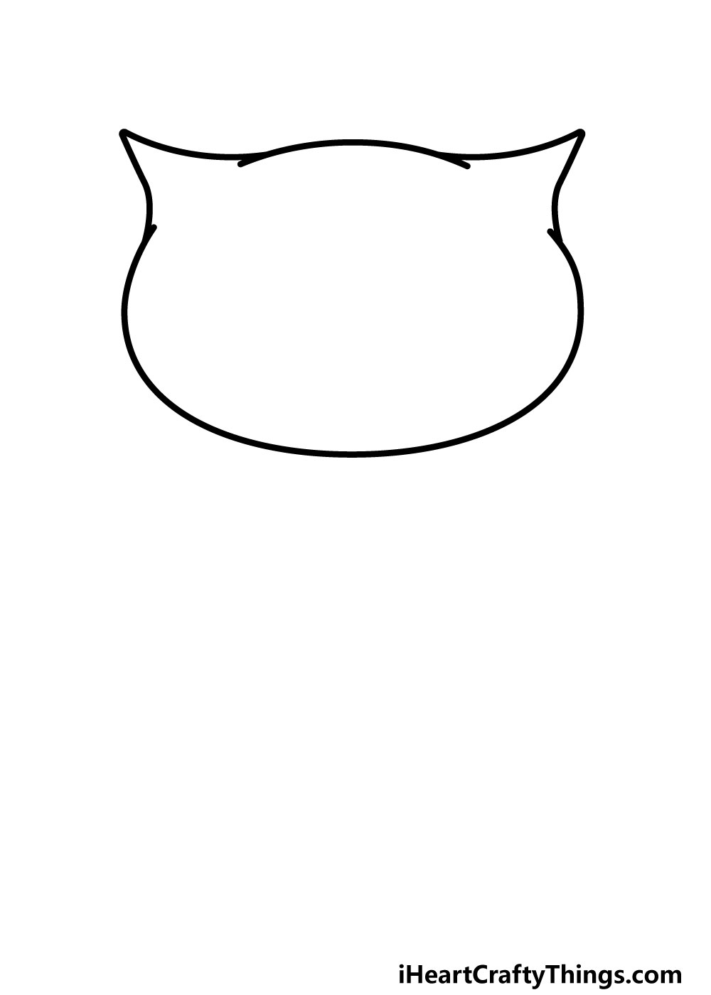 Drawing Owl Step 2 - Hướng dẫn chi tiết cách vẽ cú mèo đơn giản gồm 9 bước cơ bản