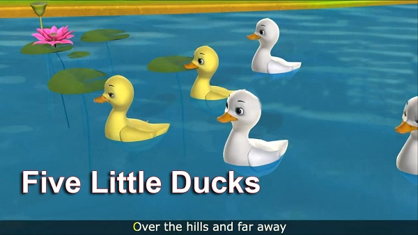 Bài hát Five Little Duck vui nhộn