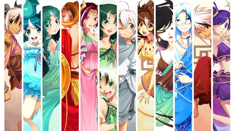 Hình 12 Cung Hoàng Đạo Anime cute cho nữ