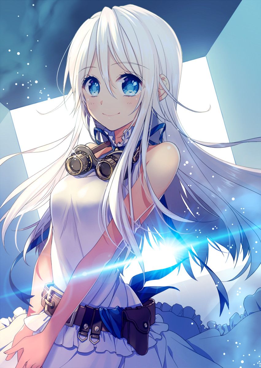 Hình Anime nhân vật mắt xanh đáng yêu nhất