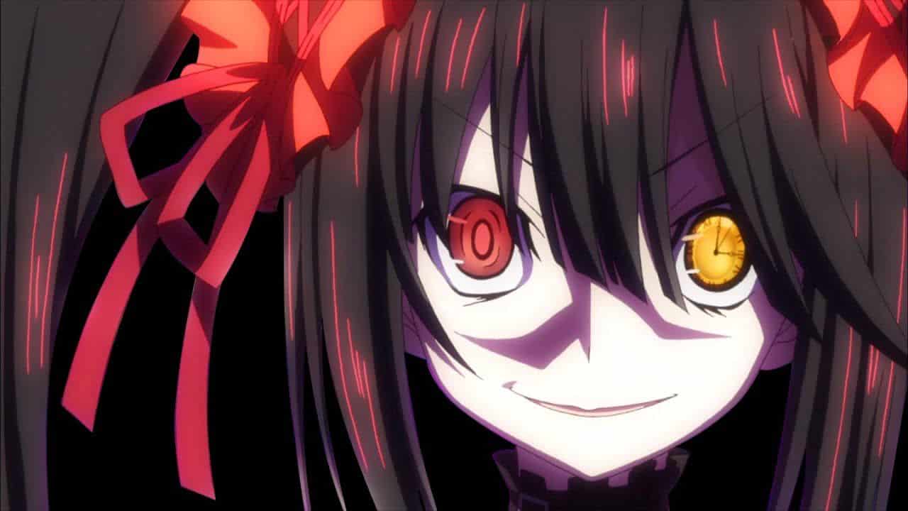 Hình Mắt Anime 2 Màu đáng sợ