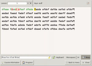 Phần mềm luyện gõ 10 ngón tiếng việt Klavaro Touch Typing Tutor