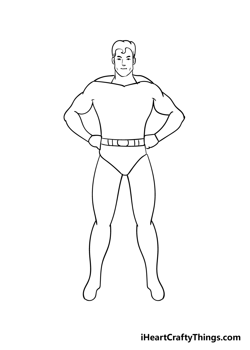 bản vẽ siêu anh hùng bước 5
