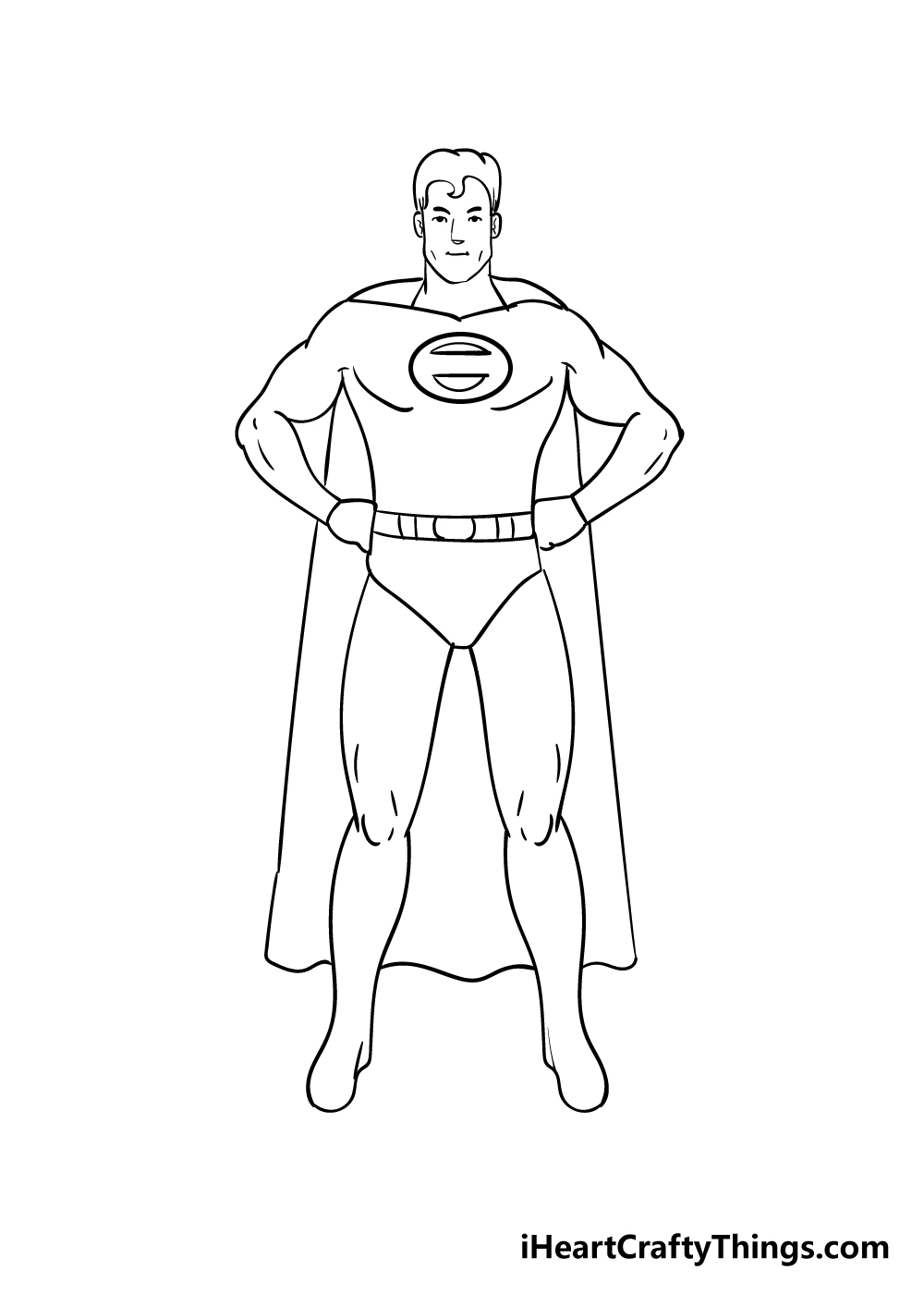 bản vẽ siêu anh hùng bước 6