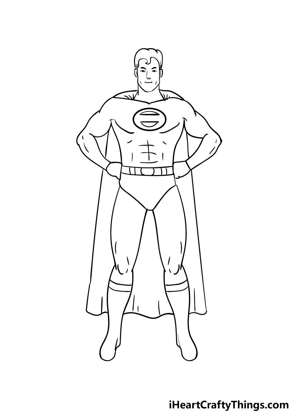 bản vẽ siêu anh hùng bước 7