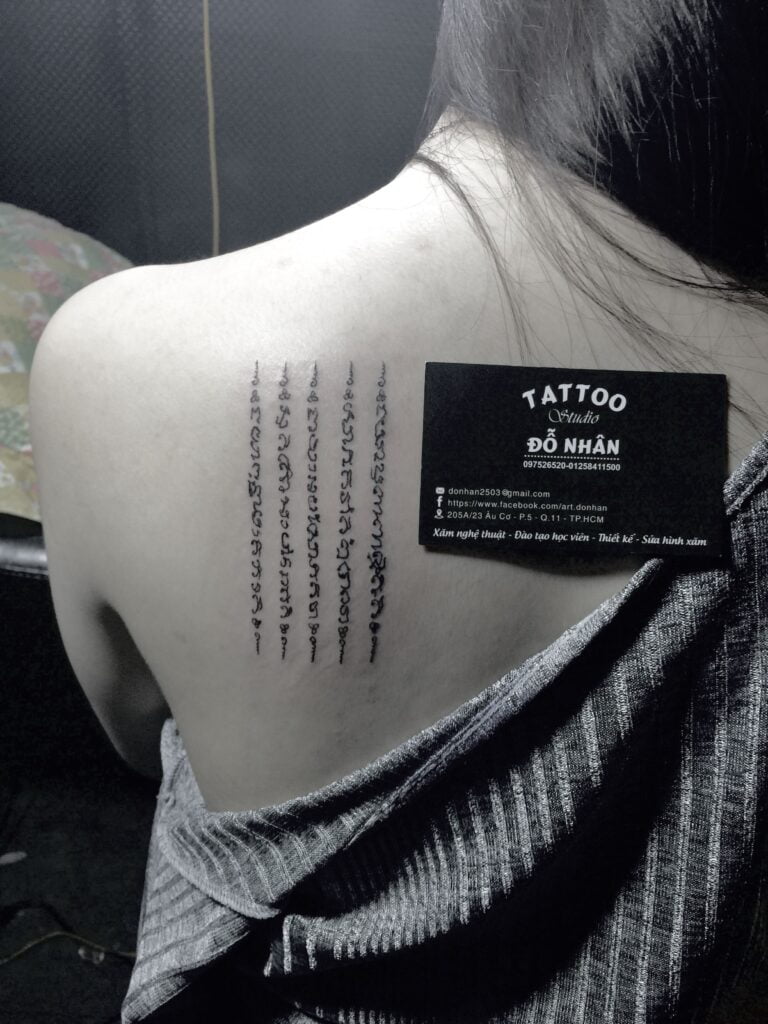 Tattoo xăm bùa Thái mini ý nghĩa