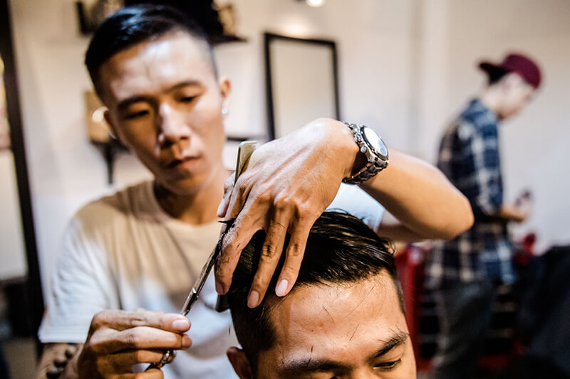 cắt tóc nam Sài Gòn