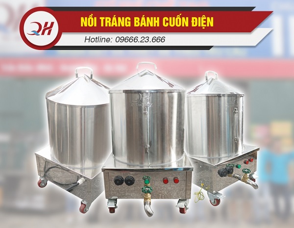 Bộ nỗi tráng bánh cuốn 30, 40 và 50 cm chính hãng tại Quang Huy