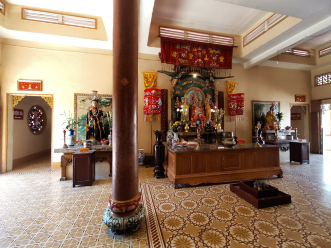 Chùa Tây Ninh - chùa Trung theo hệ phái Bắc Tông, được thành lập năm 1876 và cùng thờ Linh Sơn Thánh Mẫu (Ảnh: sưu tầm)