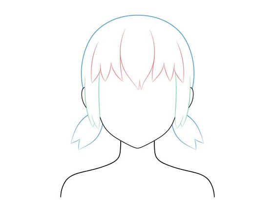  Hướng dẫn vẽ các kiểu tóc nữ thời trang anime manga