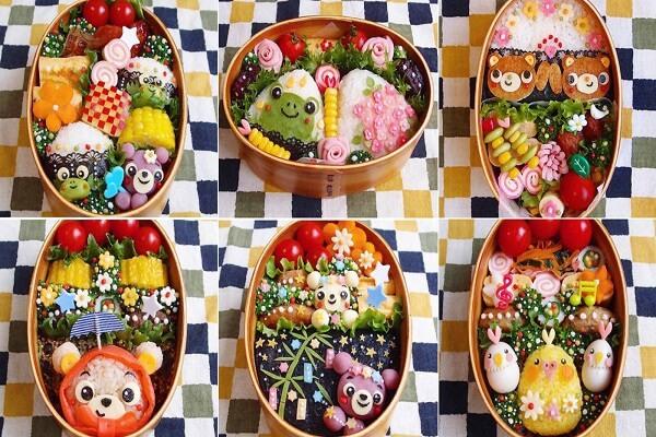 Những hộp cơm Bento lạ mắt, đầy màu sắc