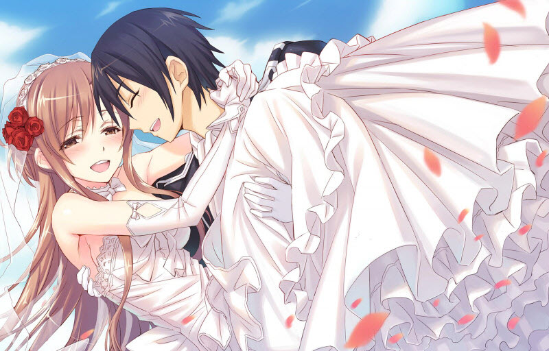 Những bức ảnh đáng yêu và dễ thương của Kirito và Asuna
