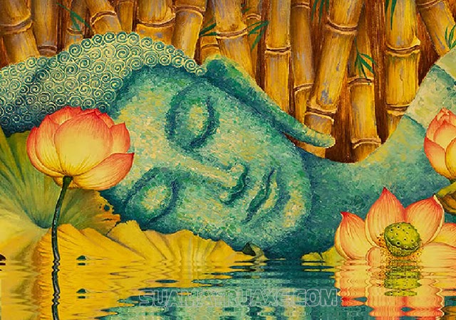 Hoa sen gắn liền với hình ảnh của Đức Phật