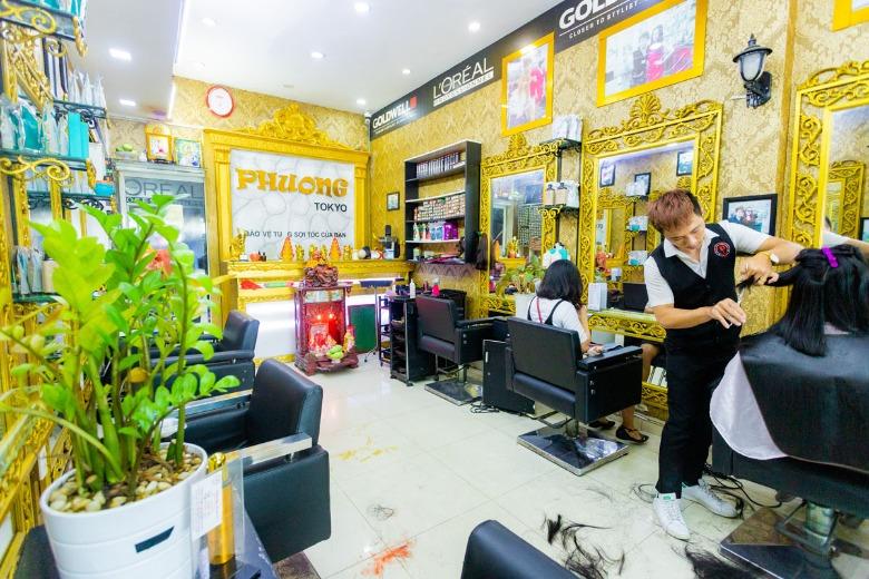 Không gian tiệm cắt tóc nữ đẹp ở Sài Gòn Beauty Salon Phương Tokyo