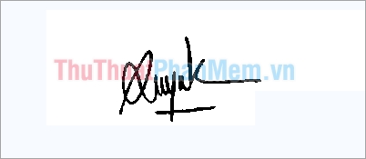 Mẫu chữ ký đơn giản tên Quỳnh