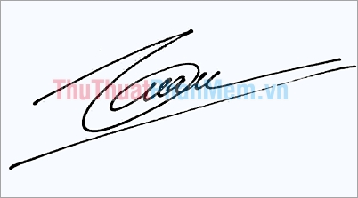Mẫu chữ ký tên Tuấn đẹp