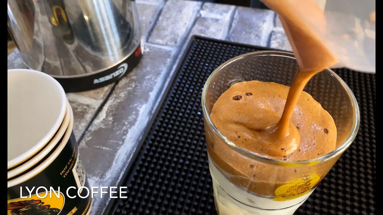 Cách làm sữa chua cà phê đánh đá | Lyon Coffee 18009450