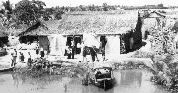 Nhà dân ở Phú Quốc năm 1950