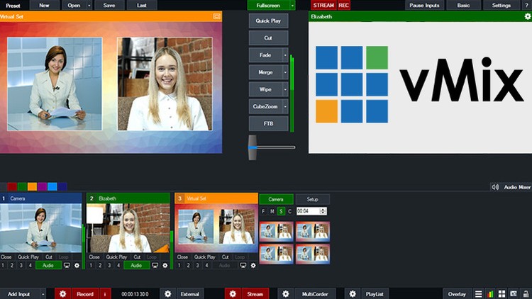 Vmix - Phần mềm Live Stream làm video chất lượng cao