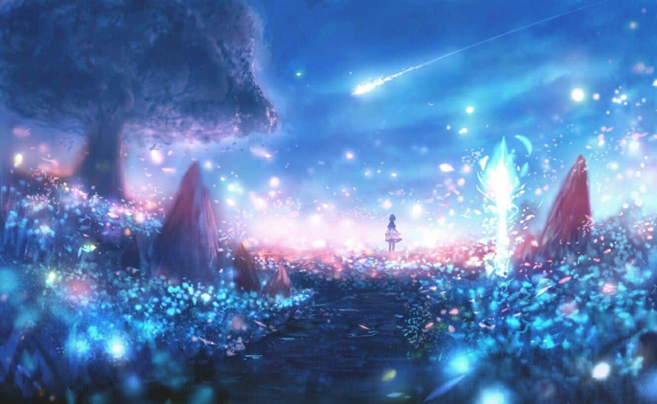 Hình Anime Đẹp Hiếm Galaxy tuyệt đẹp