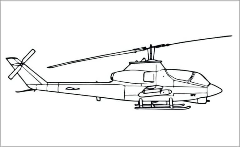 Tuyển tập tranh máy bay trực thăng cho bé tập tô