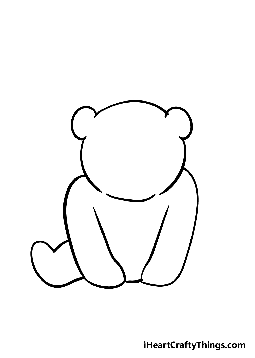 Panda3 - Hướng dẫn chi tiết cách vẽ con gấu trúc cute dễ thương với 7 bước đơn giản