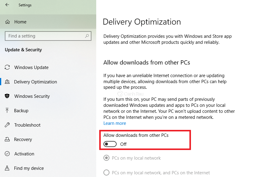 Cách tăng tốc độ mạng cho máy tính Windows 10 hình 5