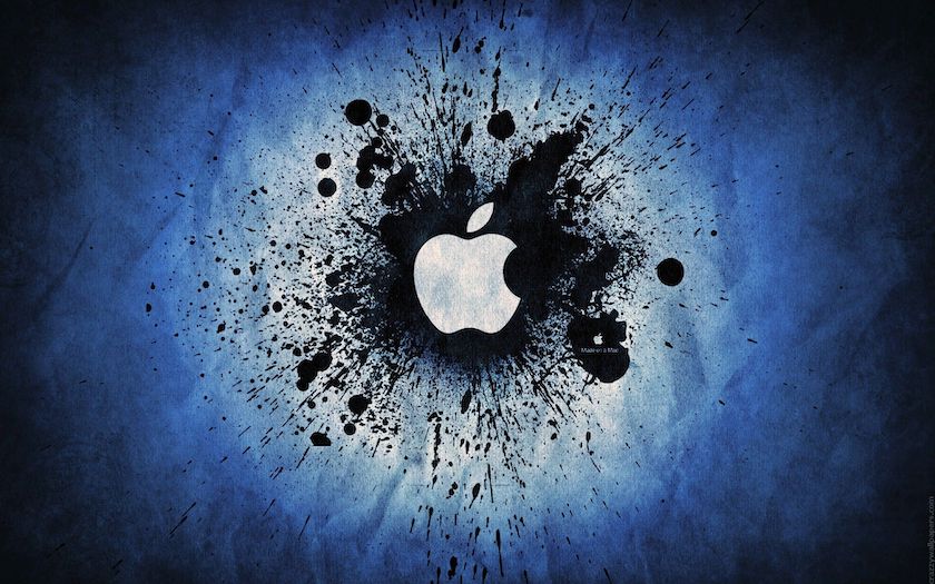 Hình nền Macbook đẹp, 4K logo quả táo