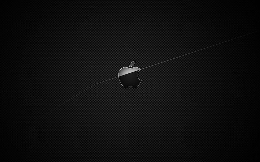 Hình nền Macbook đẹp, 4K logo quả táo