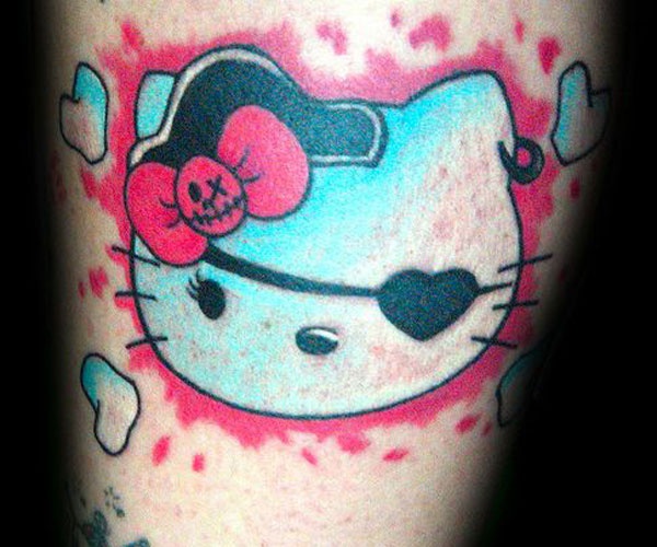 tattoo hello kitty cướp biển đẹp