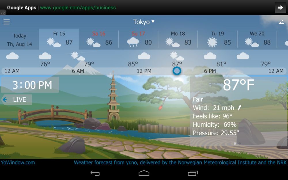 [Tổng hợp] 15+ phần mềm dự báo thời tiết tốt cho thiết bị Android và iOS 4