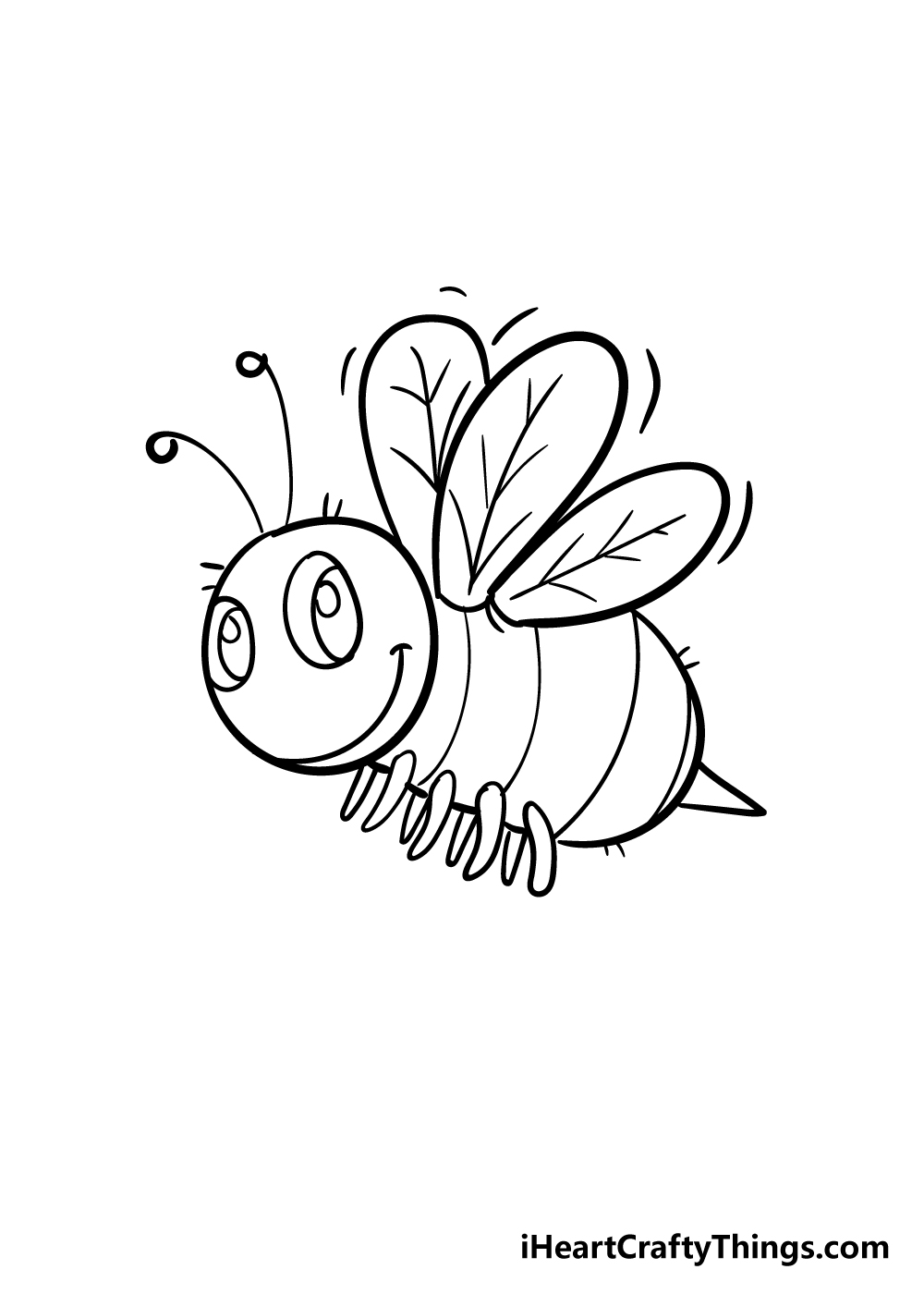 Bee6 - Hướng dẫn chi tiết cách vẽ con ong đơn giản với 7 bước cơ bản