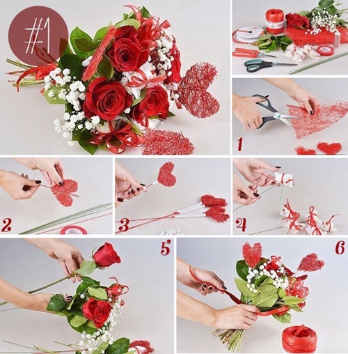 8 cách bó hoa đẹp tặng bạn gái