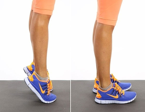 Đi bộ kiễng chân giúp đánh tan mỡ bụng hiệu quả