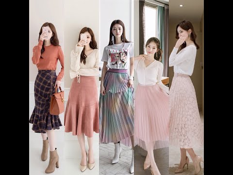 15 mẫu chân váy dài Hàn Quốc nhất định bạn phải biết