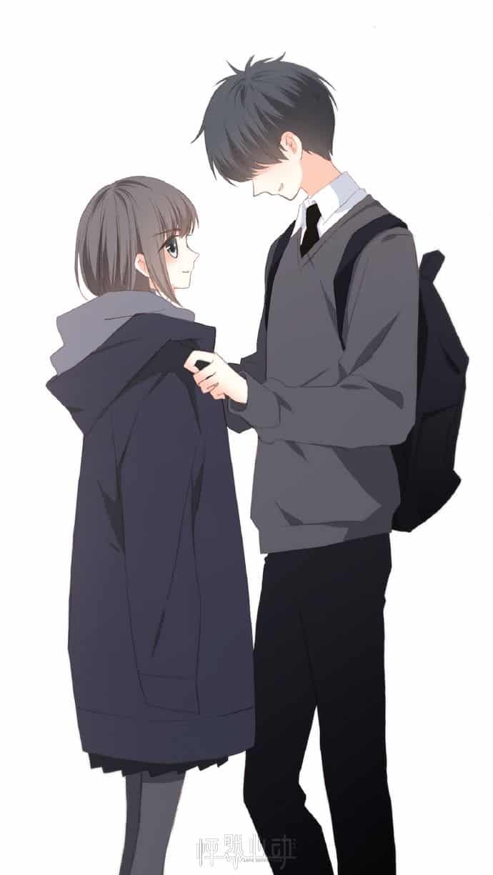 Couple Anime học sinh