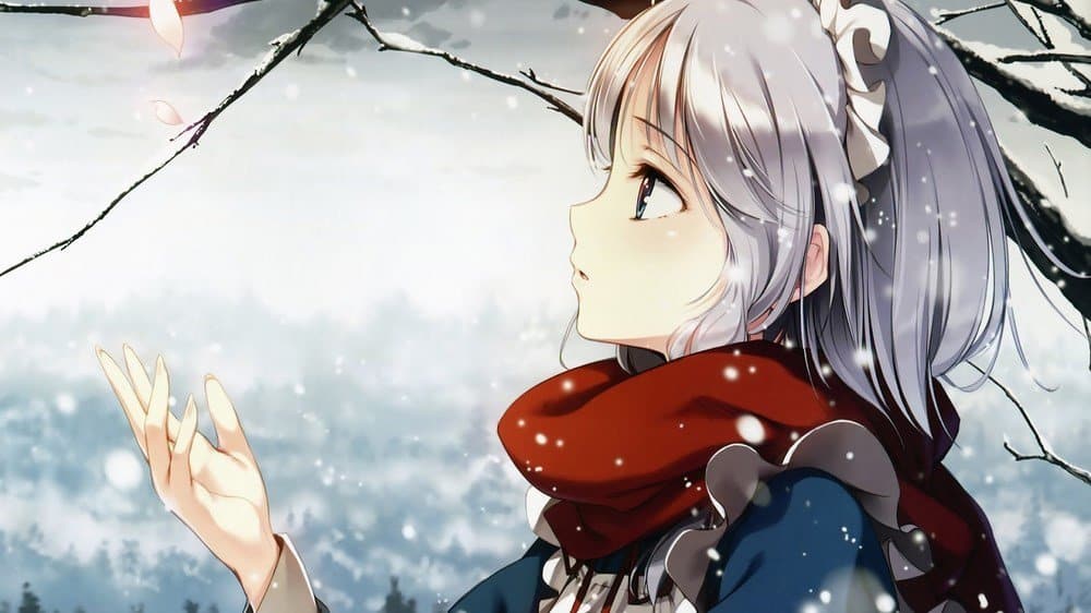 Hình Anime Buồn Nữ Lạnh Lùng