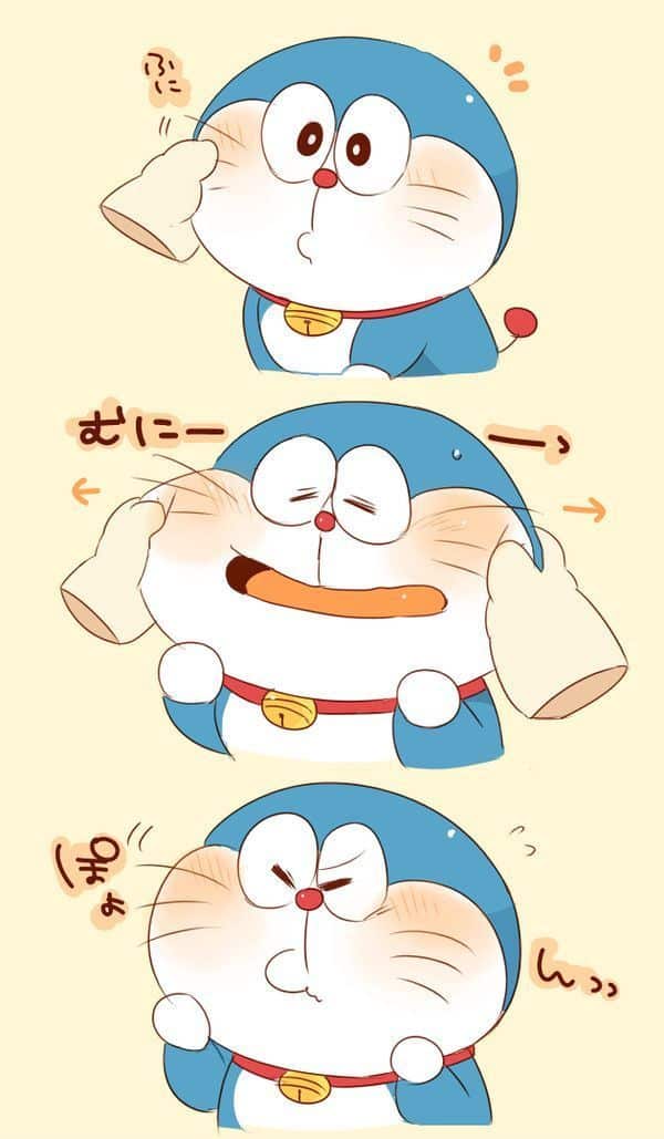 Hình Anime Doraemon chibi cute dễ thương
