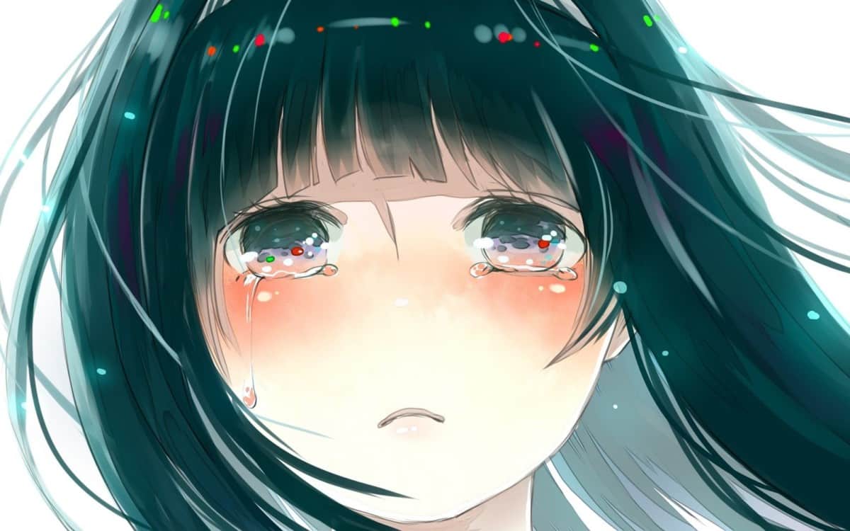 Hình Anime Hoạt Hình Nữ Buồn khóc