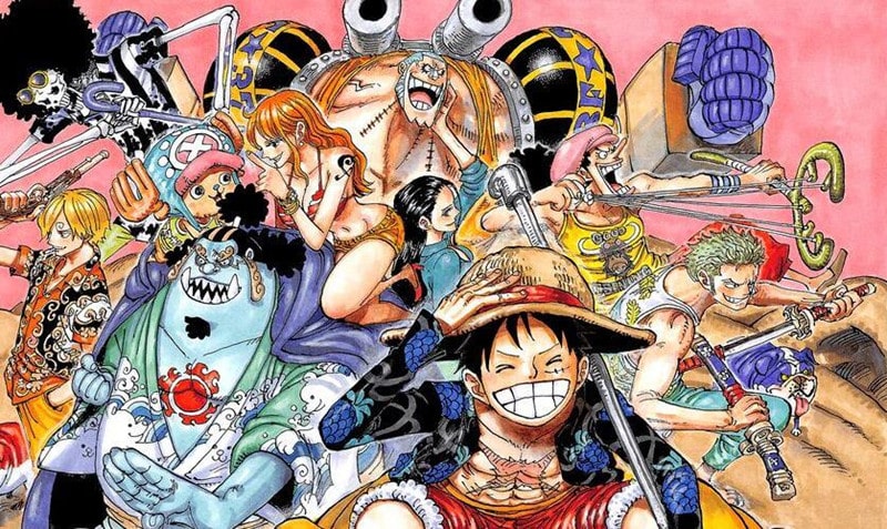 Hình One Piece Wano vô cùng đặc sắc