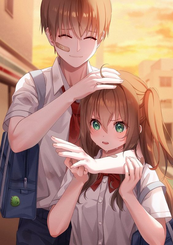 Hình cặp đôi Anime đáng yêu