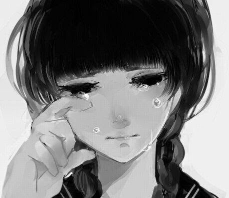 Hình đại diện avt Anime buồn khóc nữ
