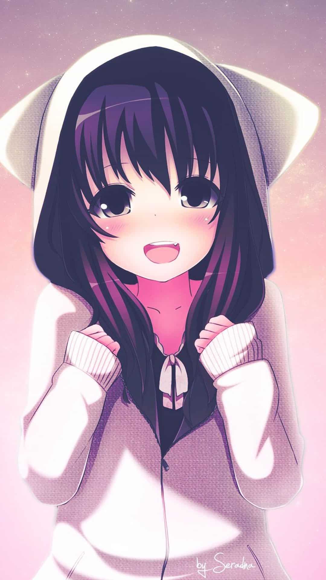 Hình nền Anime cô gái cute
