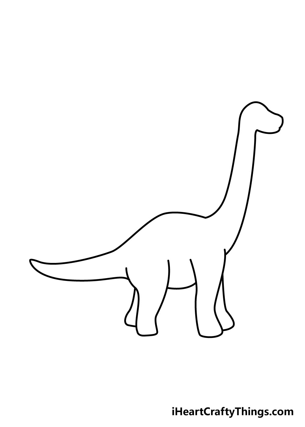 How to draw a dinosaur 6 - Hướng dẫn cách vẽ con khủng long đơn giản với 8 bước cơ bản
