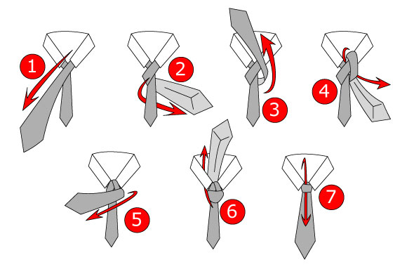  Kiểu thắt cà vạt Half Windsor