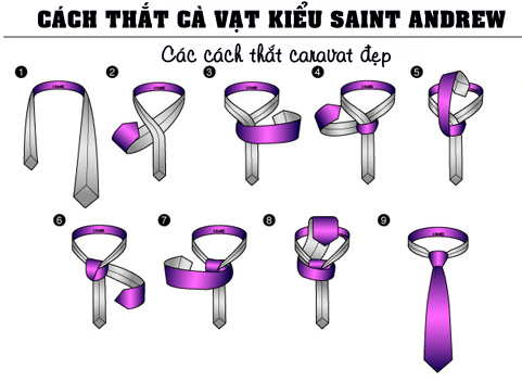 Kiểu thắt cà vạt Saint Andrew