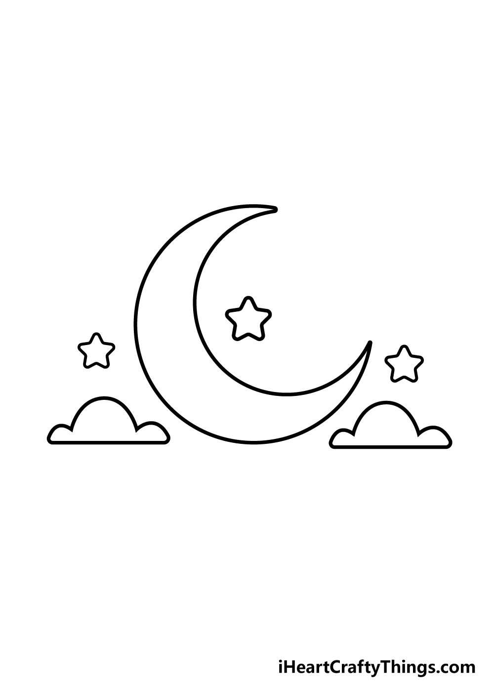moon 5 - Hướng dẫn chi tiết cách vẽ mặt trăng đơn giản gồm 6 bước cơ bản ai cũng làm được
