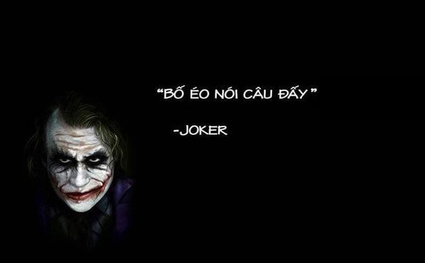 Những câu nói hay của joker về tình yêu